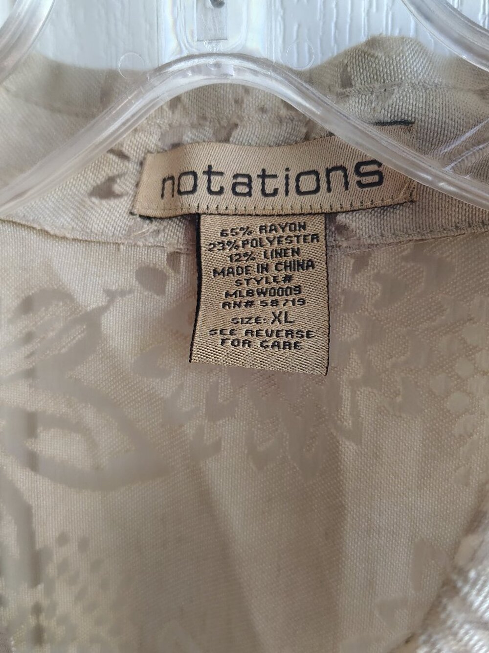 Womens Sheer Button Down Blouse - Picture 2 of 6